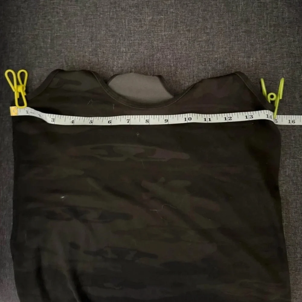 Lululemon Athletica Black Camo Tank Top